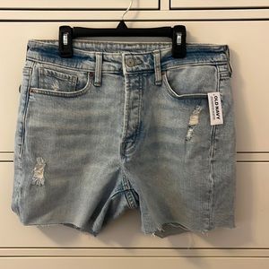 NWT Old Navy High Rise OG Straight Shorts Size 10